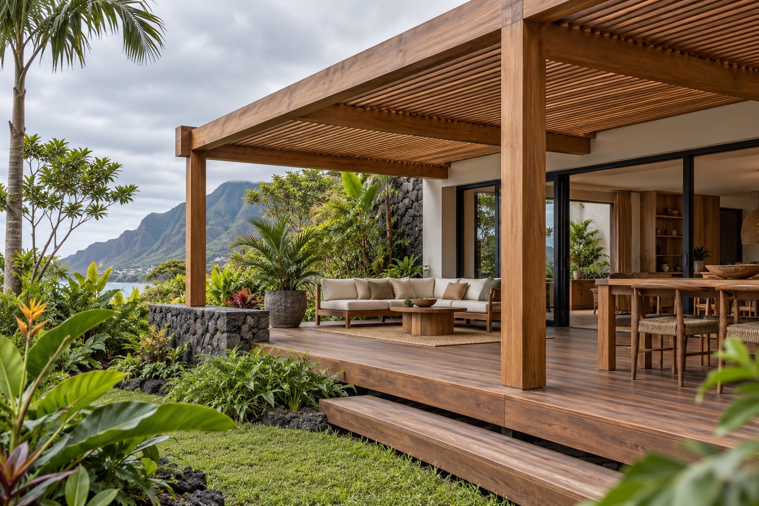 Architecture contemporaine et matières naturelles